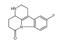 6H-Indolo(3,2,1-de)(1,5)naphthyridin-6-one,1,2,3,3a,4,5-hexahydro-10-fluoro Structure