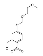 5-(2-methoxyethoxymethoxy)-2-nitrobenzaldehyde Structure