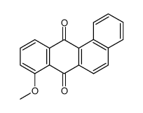 8-Methoxybenz[a]anthracen-7,12-dion结构式