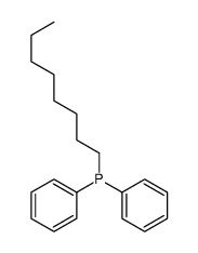 octyl(diphenyl)phosphane Structure
