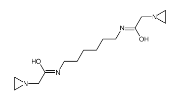 2-(aziridin-1-yl)-N-[6-[[2-(aziridin-1-yl)acetyl]amino]hexyl]acetamide Structure