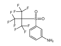 3-[1,1,1,3,3,3-hexafluoro-2-(trifluoromethyl)propan-2-yl]sulfonylaniline Structure