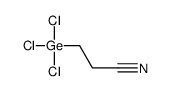 trichloro(2-cyanoethyl)germane Structure