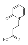 2-Oxo-1(2H)-pyridinepropanoic acid Structure