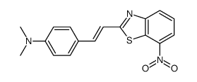 N,N-dimethyl-4-[2-(7-nitro-1,3-benzothiazol-2-yl)ethenyl]aniline Structure