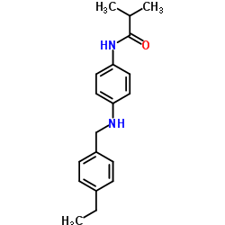 N-{4-[(4-Ethylbenzyl)amino]phenyl}-2-methylpropanamide结构式