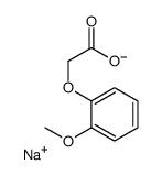 sodium (2-methoxyphenoxy)acetate structure