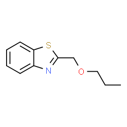 Benzothiazole, 2-propoxymethyl- (5CI) Structure