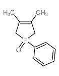 3,4-dimethyl-1-phenyl-1$l^C12H15OP-phosphacyclopent-3-ene 1-oxide结构式