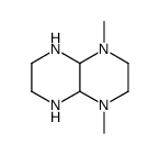 Pyrazino[2,3-b]pyrazine, decahydro-1,4-dimethyl-, trans- (9CI) Structure