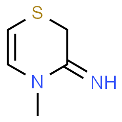 2H-1,4-Thiazin-3(4H)-imine,4-methyl-(9CI) Structure