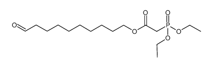 10-oxodecyl 2-(diethoxyphosphoryl)acetate Structure