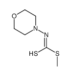 methyl N-morpholin-4-ylcarbamodithioate Structure