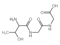 2-[[2-[(2-amino-3-hydroxy-butanoyl)amino]acetyl]amino]acetic acid Structure