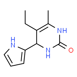 2(1H)-Pyrimidinone,5-ethyl-3,4-dihydro-6-methyl-4-(1H-pyrrol-2-yl)-(9CI)结构式