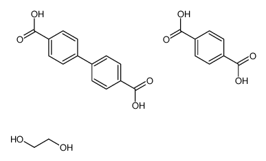 4-(4-carboxyphenyl)benzoic acid,ethane-1,2-diol,terephthalic acid结构式