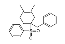 [1-(benzenesulfonyl)-3,4-dimethylcyclohex-3-en-1-yl]methylbenzene Structure