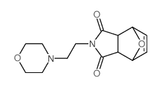 2-(2-morpholin-4-ylethyl)-3a,4,7,7a-tetrahydro-octahydro-1H-4,7-epoxyisoindole-1,3-dione结构式