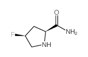 (2S,4S)-4-FLUOROPYRROLIDINE-2-CARBOXAMIDE structure