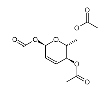 Triacetyl-D-pseudoglucal结构式