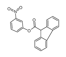 (3-nitrophenyl) 9H-fluorene-9-carboxylate结构式