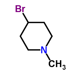 N-甲基-4-溴哌啶结构式