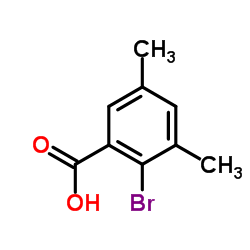 2-Bromo-3,5-dimethylbenzoic acid结构式