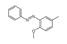 2-Methoxy-5-methylazobenzene结构式
