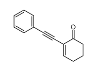2-(phenylethynyl) cyclohex-2-en-1-one结构式