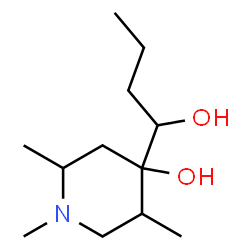 4-Piperidinemethanol,4-hydroxy-1,2,5-trimethyl-alpha-propyl-(9CI)结构式