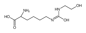 N(6)-(2-hydroxyethylcarbamoyl)-L-lysine结构式