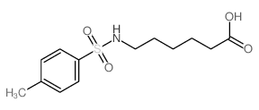 6-[[(4-甲苯基)磺基]氨基]己酸结构式