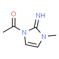2H-Imidazol-2-imine,1-acetyl-1,3-dihydro-3-methyl-(9CI)结构式