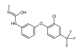 1-[3-[2-chloro-4-(trifluoromethyl)phenoxy]phenyl]-3-methylurea Structure