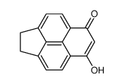 1,2-Dihydro-7-hydroxy-5H-cyclopenta[cd]phenalen-5-on Structure