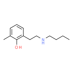 o-Cresol, 6-[2-(butylamino)ethyl]- (8CI) Structure