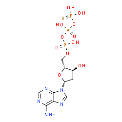 2'-deoxyadenosine 5'-O-(2-thiotriphosphate) structure