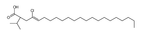 (2R)-4-chloro-2-propan-2-yldocos-4-enoic acid结构式