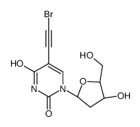 5-bromoethynyl-2'-deoxyuridine structure