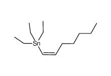 (Z)-triethyl(hept-1-en-1-yl)stannane Structure