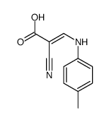 2-Propenoicacid,2-cyano-3-[(4-methylphenyl)amino]-(9CI)结构式