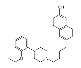 6-[4-[4-(2-ethoxyphenyl)piperazin-1-yl]butyl]-3,4-dihydro-1H-quinolin-2-one结构式