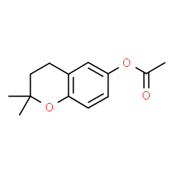 2H-1-Benzopyran-6-ol,3,4-dihydro-2,2-dimethyl-,acetate(9CI) structure