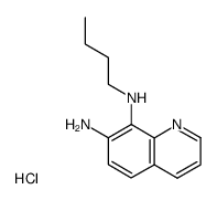 N8-butylquinoline-7,8-diamine hydrochloride结构式