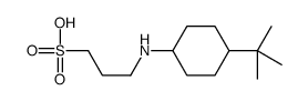 3-[(4-tert-butylcyclohexyl)amino]propane-1-sulfonic acid Structure