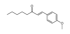 (E)-1-(4-methoxyphenyl)oct-1-en-3-one结构式