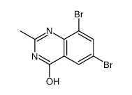 6,8-DIBROMO-2-METHYLQUINAZOLIN-4-OL Structure