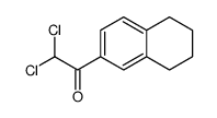 2,2-dichloro-1-(5,6,7,8-tetrahydronaphthalen-2-yl)ethanone结构式