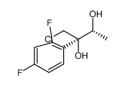 (2R,3R)-1-chloro-2-(2,4-difluorophenyl)butane-2,3-diol结构式