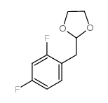 1,3-DIFLUORO-4-(1,3-DIOXOLAN-2-YLMETHYL)BENZENE structure